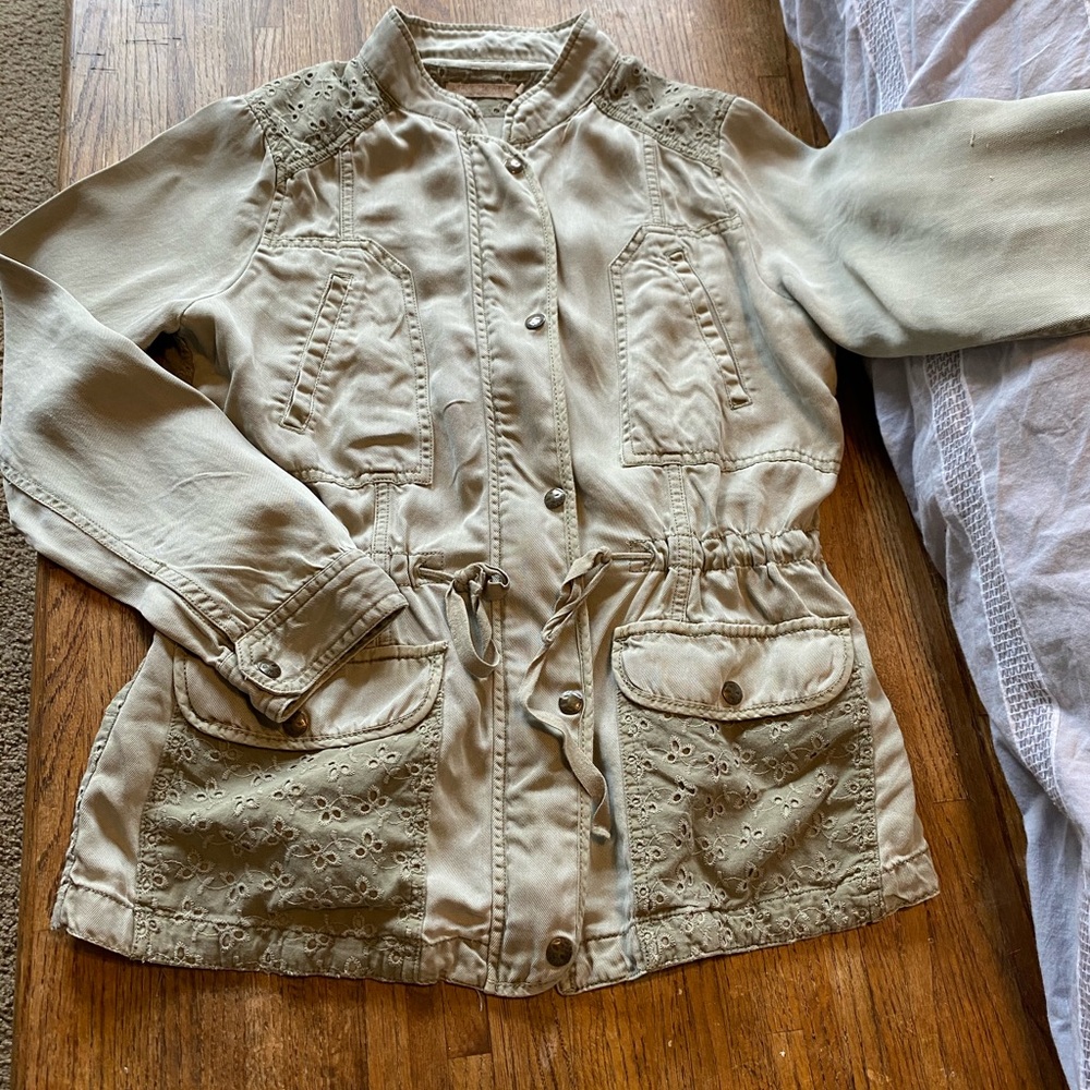 Max Jeans green cargo jacket